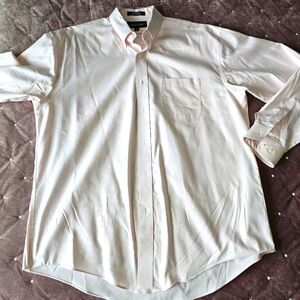 Croft & Barrow Mens Dress Shirt 100% Cotton 17, 36